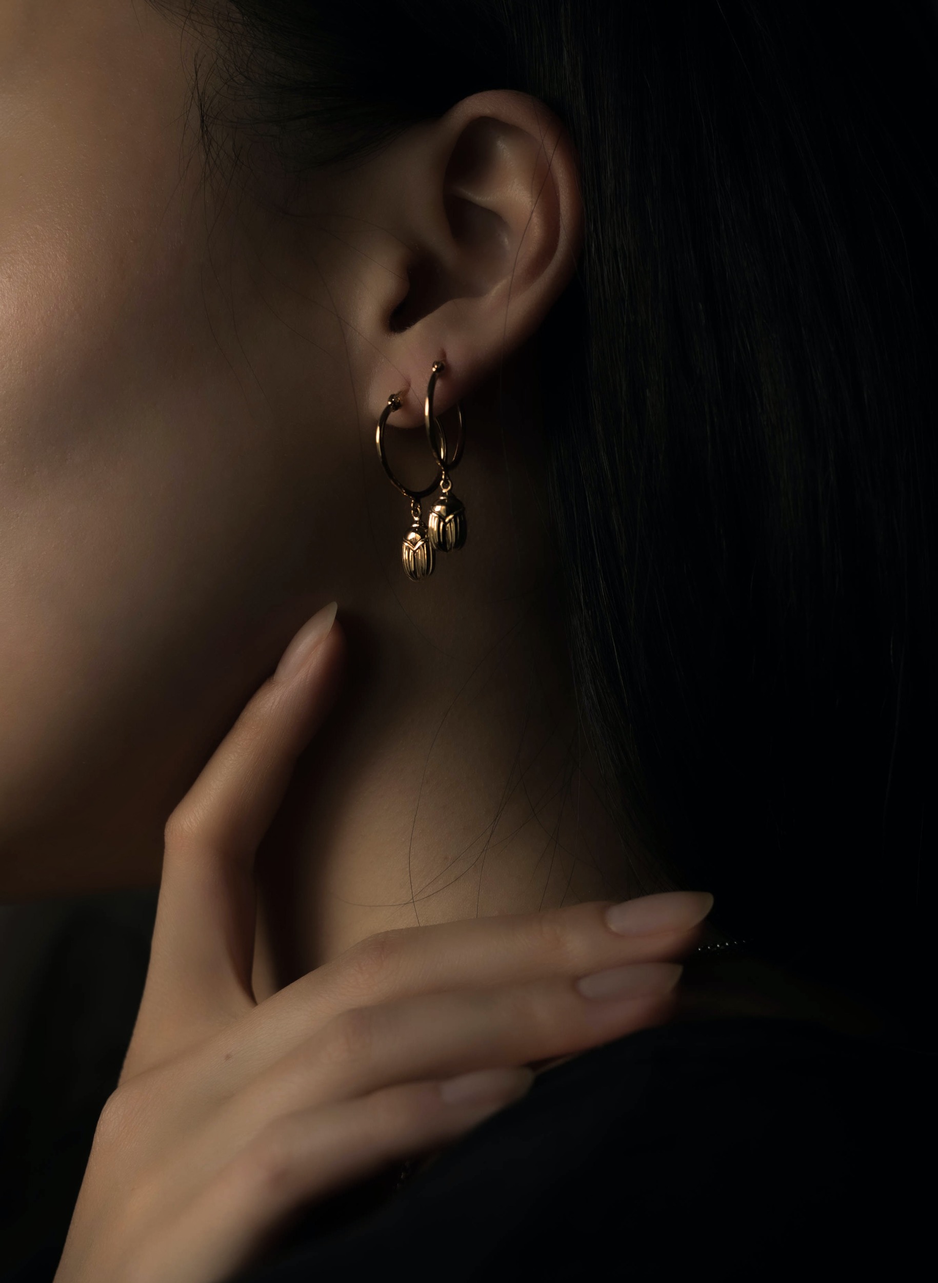 Girl with earrings